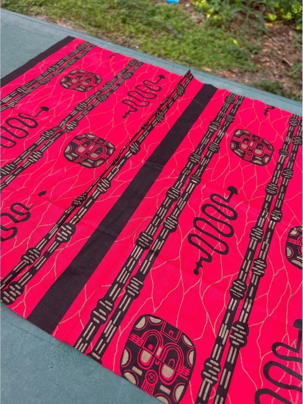 Search of fabric red- black